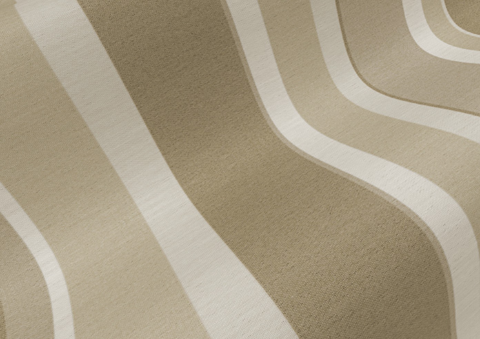 Riviera Stripe, Caramel - Twist&Fit Roller Blind - Image 4